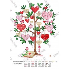 Схема для вышивки бисером "Дерево любви" (Схема или набор)